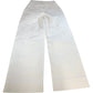 Branded Cream Wide Leg Trousers Women's Cotton Elastane Casual Style UK14 Reg
