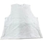 River Island Sleeveless T-Shirt Size S Men's Casual White Cotton Top