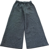 Trousers UK7 Years Girls Black Shimmer Elastic Waist Comfortable Fit