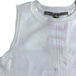 River Island Women's Sleeveless Top UK XS White Floral Lace Hem