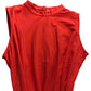 Orange High Neck Midi Dress - Size 20