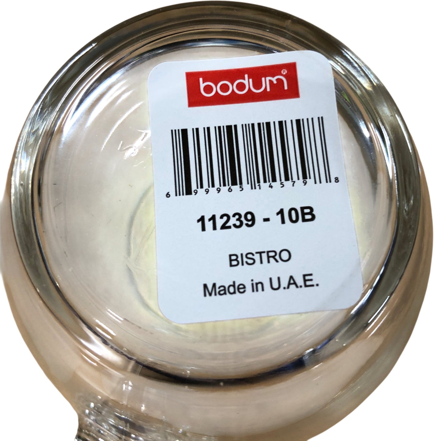 BODUM BISTRO Transparent Coffee Mug 0.35L 12oz Pack of 6 New