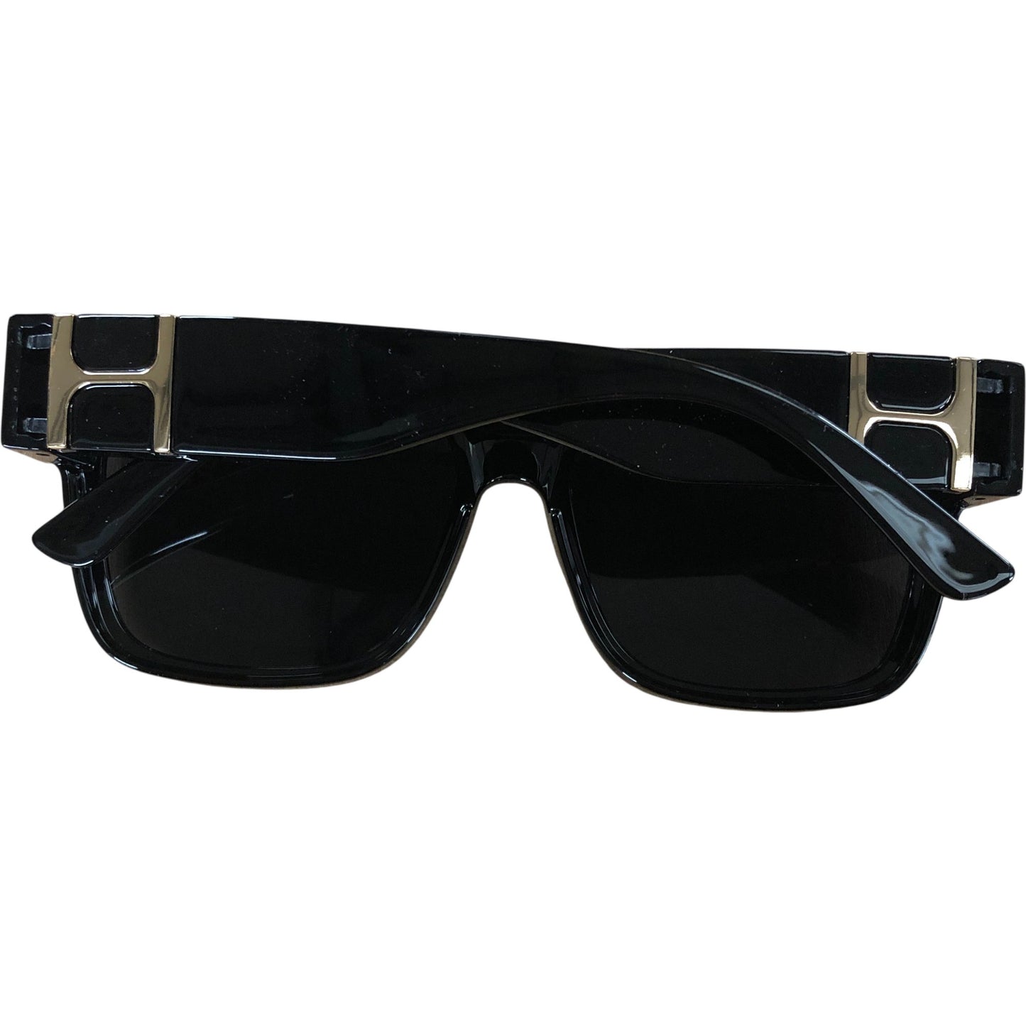 Tianyesy Polarized Sunglasses Black Square Frame UV Protection Women