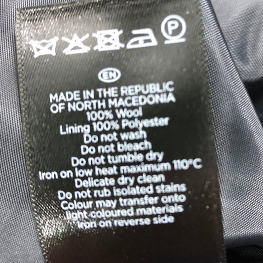 Branded Women's Check Skirt UK16 Wool Blend Green Orange Pleated Style