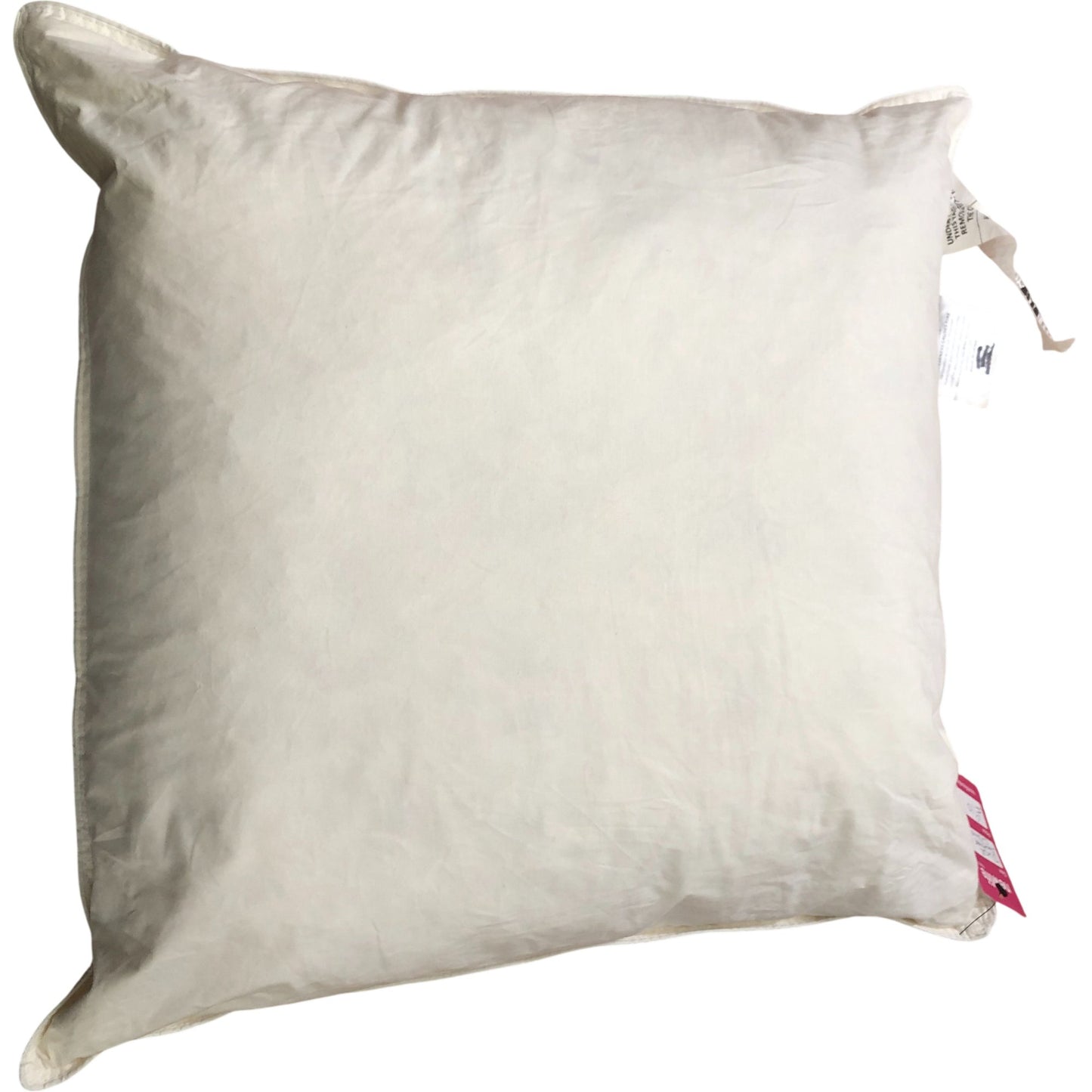The White Company Medium Square 50x50cm Pillow 100 Cotton Duck Feather Filling