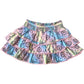 River Island Girls Multi Coloured Frill Skirt Age 2-3 Years Floral Print