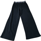 River Island Black Wide Leg Trousers Girl's Casual Fashion 9-10 Years