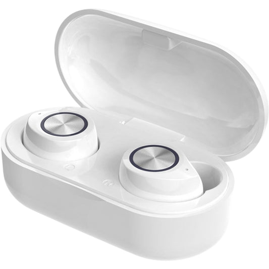 Wireless In Ear Headphones TW60 Bluetooth Earbuds with Charging Case White