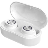 Wireless In Ear Headphones TW60 Bluetooth Earbuds with Charging Case White