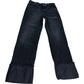 MNG Straight Jeans UK36 Women's Black Cotton Mid Waist Regular Fit Full Length