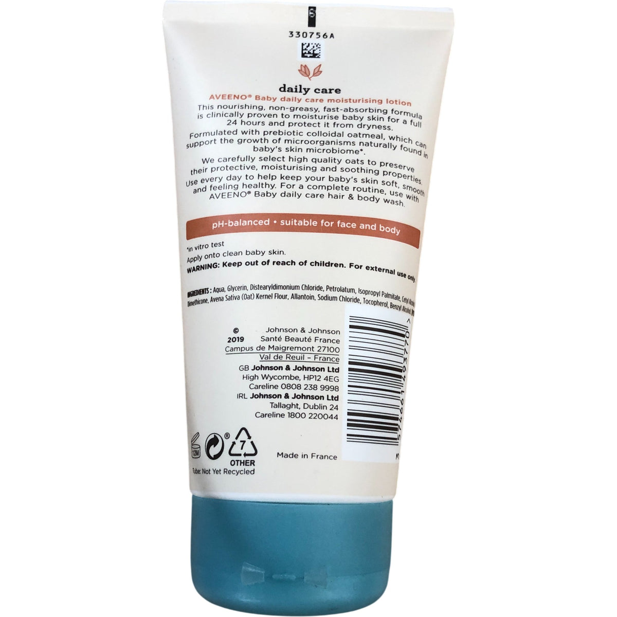 Aveeno Baby Daily Care Moisturising Lotion 150ml For Sensitive Skin