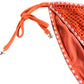River Island Crochet Bikini Bottom UK16 Women's Orange Tie Side Swimwear