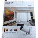 HY300Pro+ Multimedia Projector Wireless 180 Degree Projection LED Technology