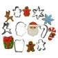 Metal Christmas Cookie Cutters Set 7 Pieces