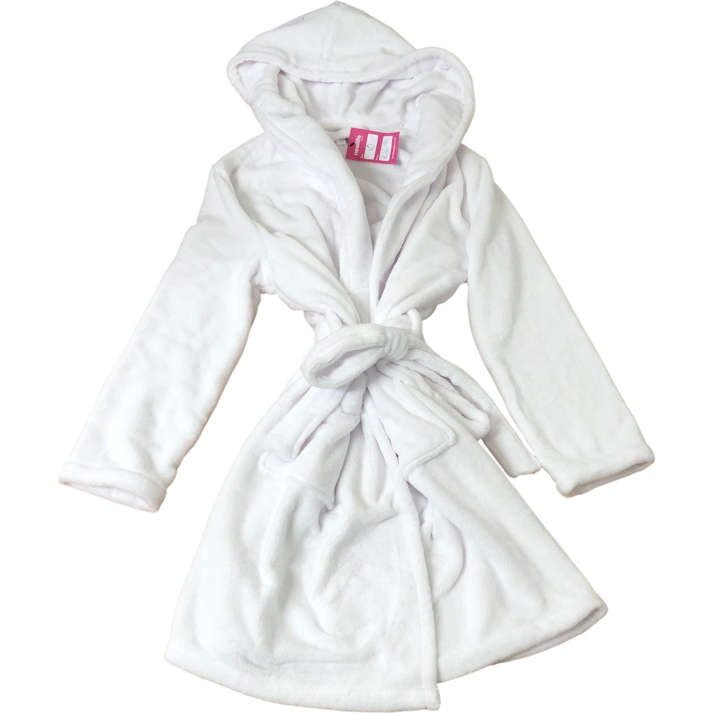 The White Company Women's White Hooded Robe Size 12 Ultra Soft Cosy Nightwear