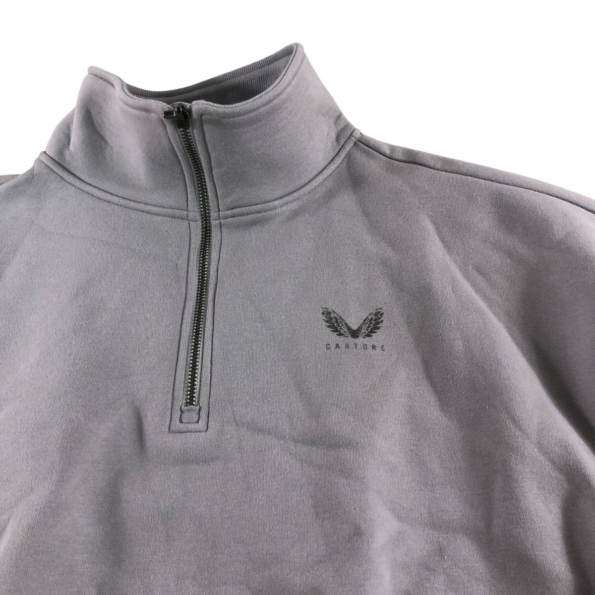 Castore Kids Sweatshirt 12-13 Years Zip Up Light Grey