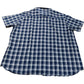 D555 Red Morris French Navy Check Cotton Shirt 5XL