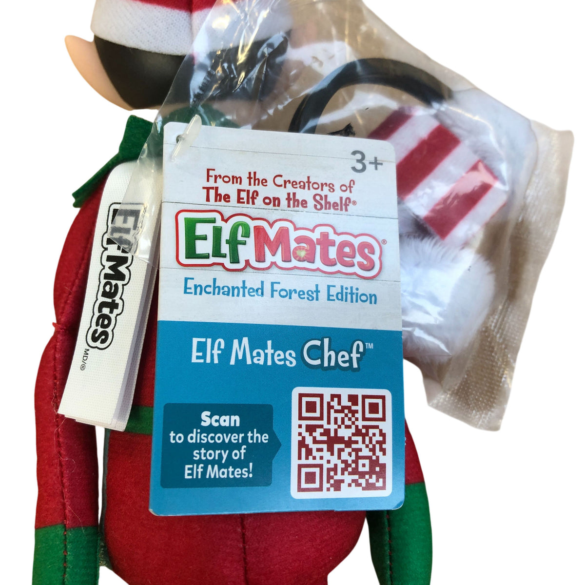 The Elf on the Shelf Elf Mates Chef Doll with Brown Hair