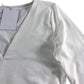 Branded White V Neck Layering Top - Size 6