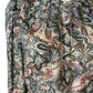 RIVER ISLAND Women's Long Sleeve Paisley Mini Dress Size 14 Floral Pattern
