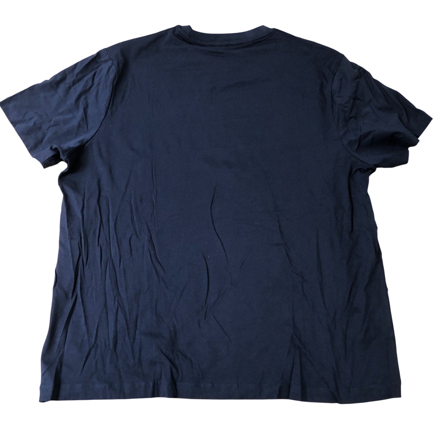 T.M. Lewin XL Men's Navy Blue Cotton T-Shirt Casual Short Sleeve Top