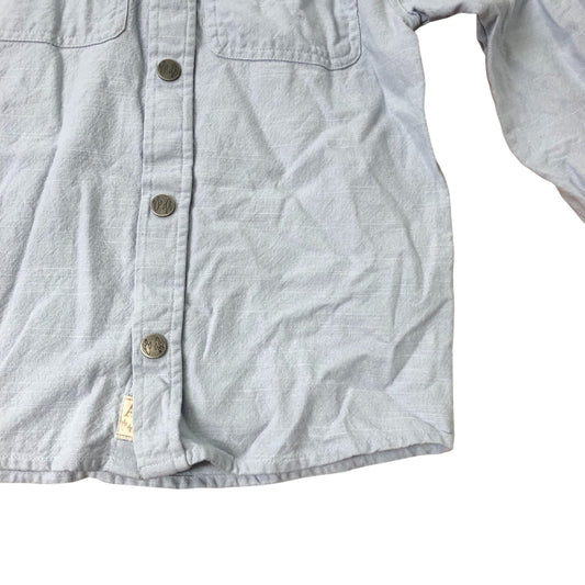 Long Sleeve Shirt 8 Yrs Kids Cotton Light Blue Casual Wear