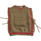River Island One Size V Neck Poncho Style Sweater Brown