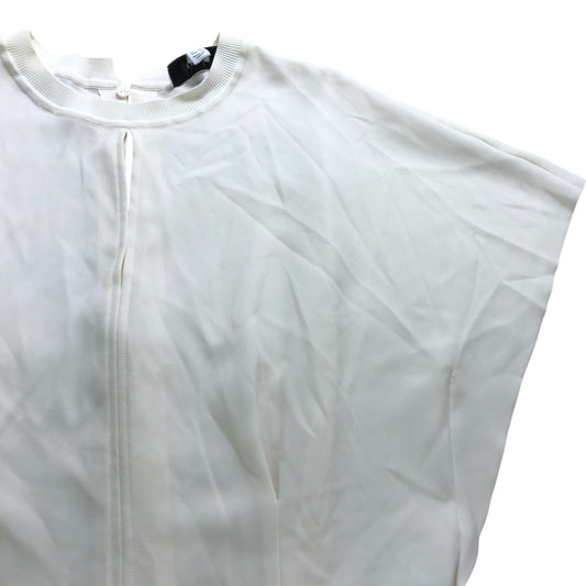 Reiss Ivory Colourblock Draped Mini Dress - Size 6