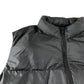 Branded Black Hybrid Puffer Jacket - Size Medium