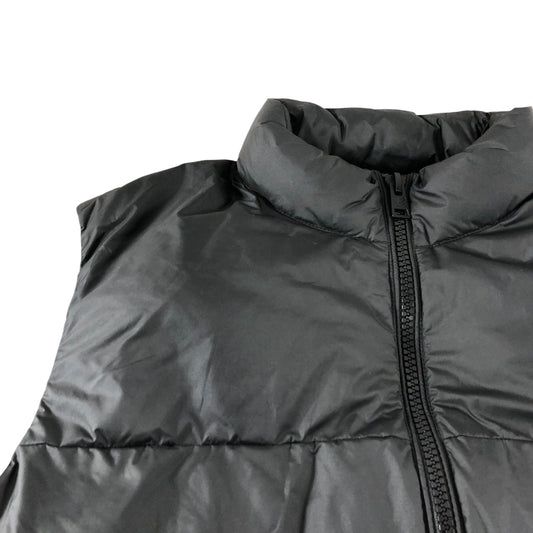 Branded Black Hybrid Puffer Jacket - Size Medium