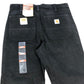 CARHARTT Rigby Straight Fit Trousers UK32 Men's Black Rugged Flex Stretch
