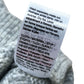 River Island Slim Fit Wool Blend Jumper Grey Textured Knit Sweater Size L