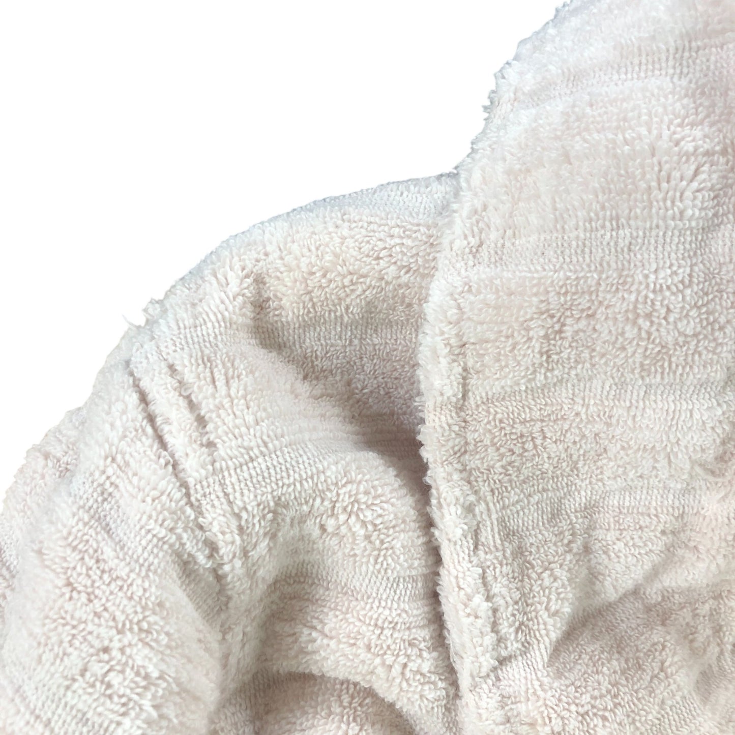 The White Company Women's Robe Soft Pink Organic Cotton Hooded Nightwear Size 10
