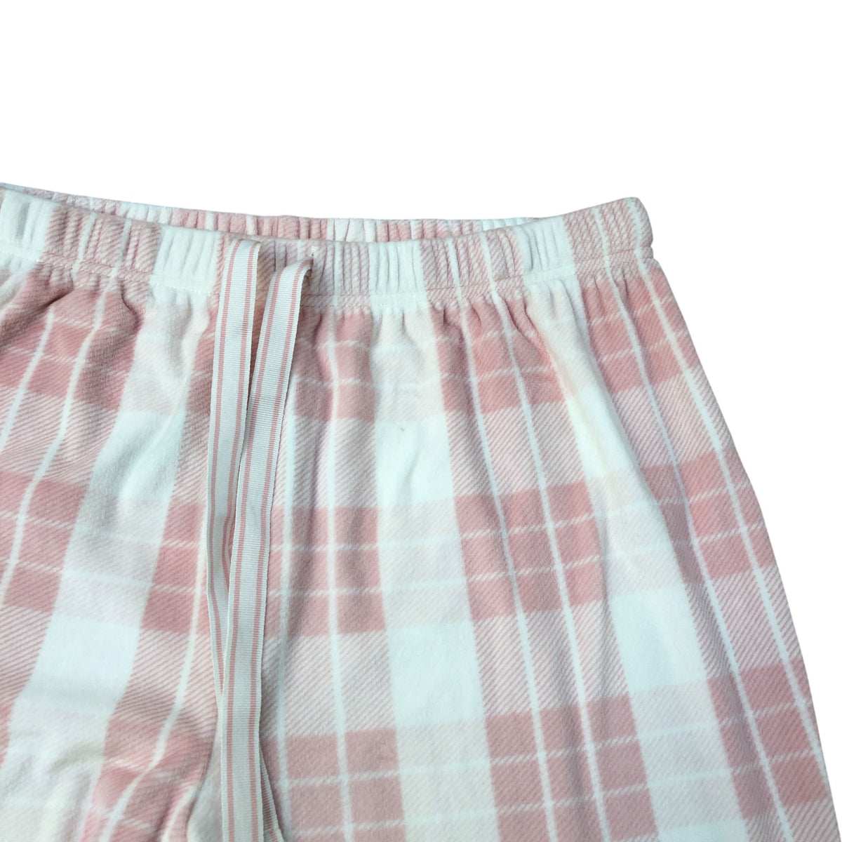Enfasis Pink Plaid Lounge PJ Fleece Bottom Size S