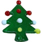Christmas Themed Glass Tumbler With Candy Canes And Trees