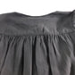 Branded Black Contrast Collar Shirt - Size 8