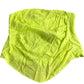 River Island UK18 Women's Neon Yellow Split Hem Top Lightweight Stretchy Fabric