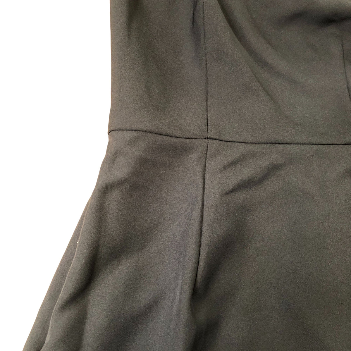Jarlo Navy Blue Dress Women's Elegant Midi Length Embellished Neckline Size 8