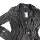 River Island Women's Black Blouse Size 6 Elegant Style Long Sleeve Button Detail