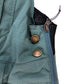 686 Snow Pants Dark Green Waterproof Insulated Trousers with Bib Size Medium