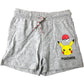Pokémon Pikachu Shorts 8 Years Kids Grey Cotton