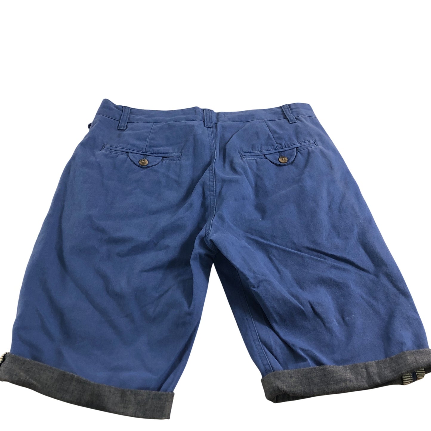 Fluid Shorts Men's Blue Cotton Casual Style Medium