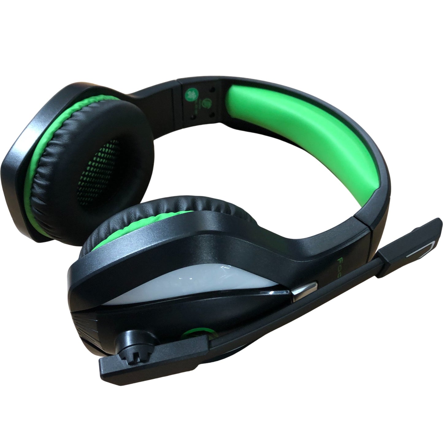 Fachixy FC-100 Wireless Gaming Headset Over Ear Headphones RGB Lighting Noise-Ca