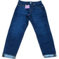 River Island Petite Mom Jeans Turn Ups Blue