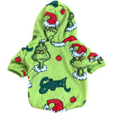 The Grinch Pet Hoodie  Holiday Costume XS