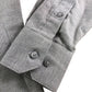 River Island Long Sleeve Formal Shirt Size S Men's Grey Textured Pattern