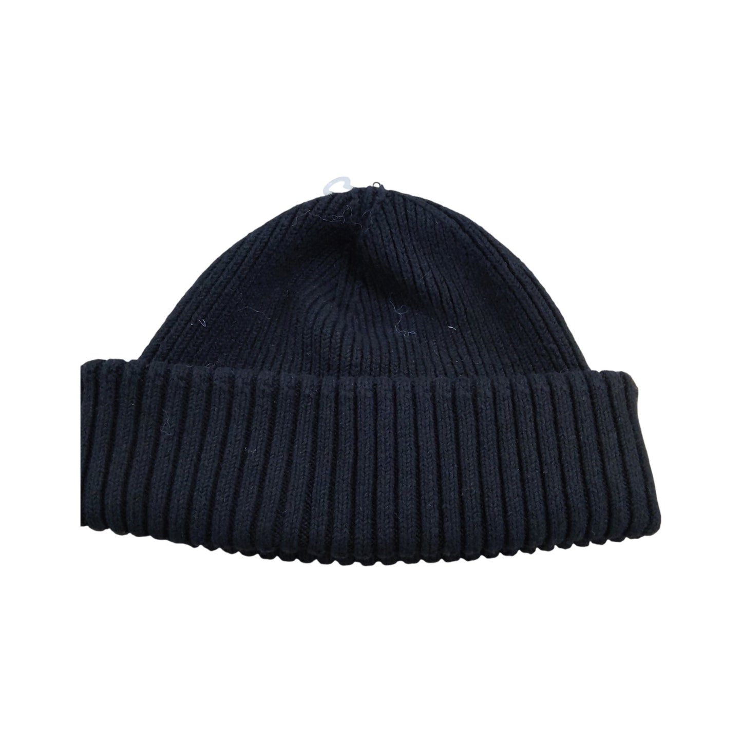 River Island Black Ribbed Beanie Hat One Size Unisex Warm Winter Fashion