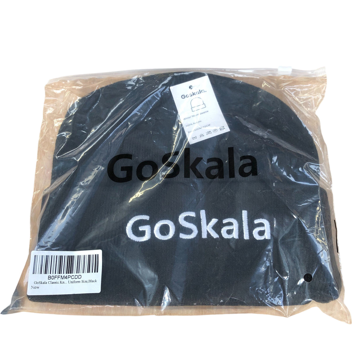 GoSkala Winter Warm Beanie Classic Black Unisex