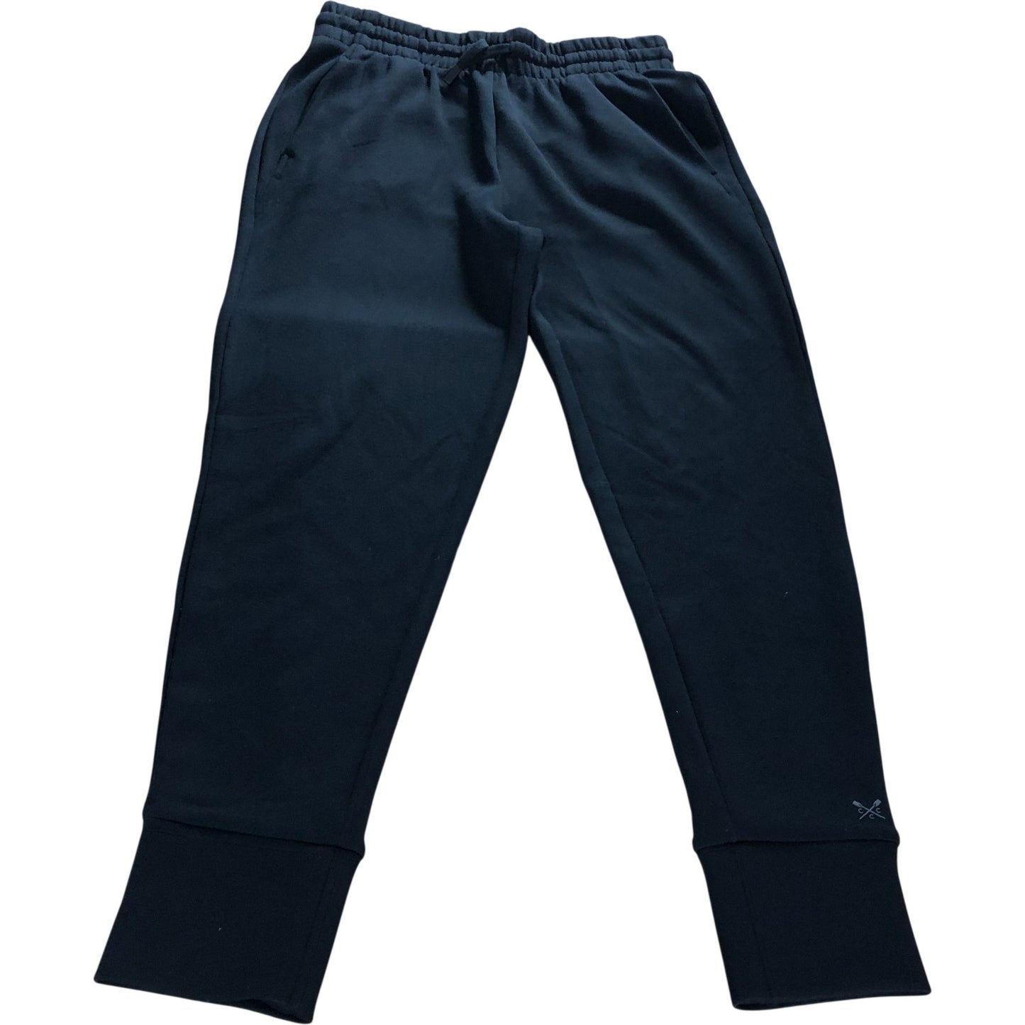 Crew Clothing Company Sport Joggers M Men's Black Sweatpants Elasticated Waist
