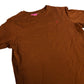 Farah T-Shirt Men's Orange Short Sleeve Cotton Crew Neck Tee Medium